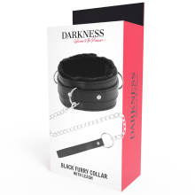 DARKNESS - COLLANA PER POSTURA CONFORTEVOLE CON CATENA IN PELLE