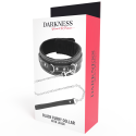 DARKNESS - COLLIER EN CUIR DE HAUTE QUALITÉ AVEC LAISSE