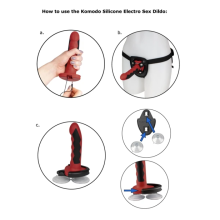 ELECTRASTIM - GODE KOMODO SILICONE FUSION