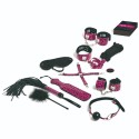 TEASE PLEASE - SET 13 MAGENTA BONDAGE ACCESSORIES