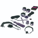 TEASE PLEASE - SET 13 LILAC BONDAGE ACCESSORIES