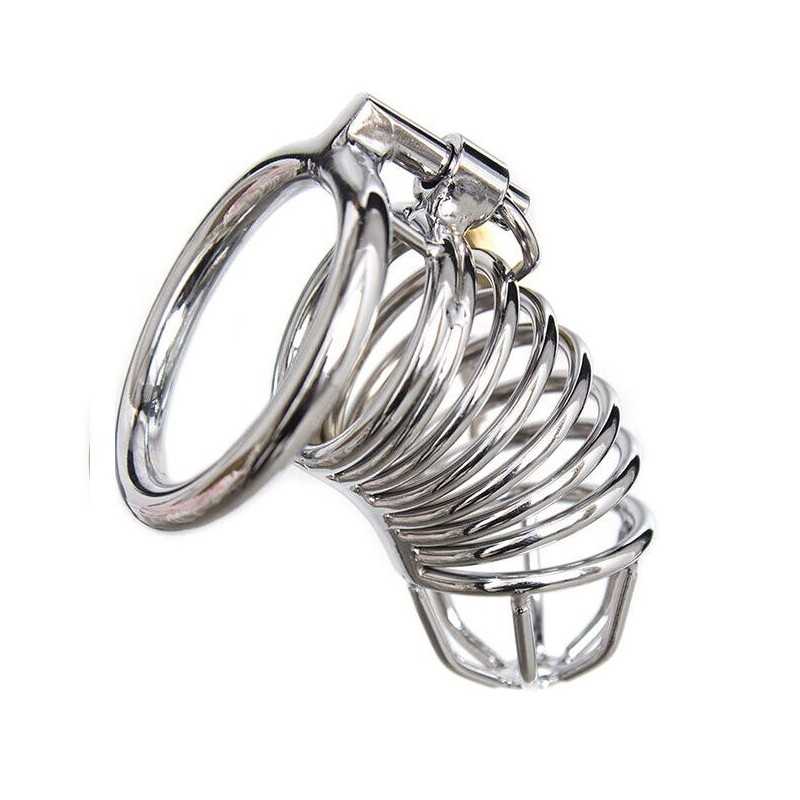 OHMAMA FETISH - METAL CHASTITY CAGE SIZE S