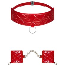 OBSESSIVE - HUNTERIA HANDCUFFS AND CHOKER