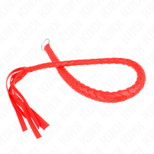 KINK - CHICOTE DE SERPENTE COM ANEL DE MÃO VERMELHO 65 CM