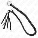 KINK - CHICOTE DE SERPENTE COM ANEL DE MÃO PRETO 65 CM