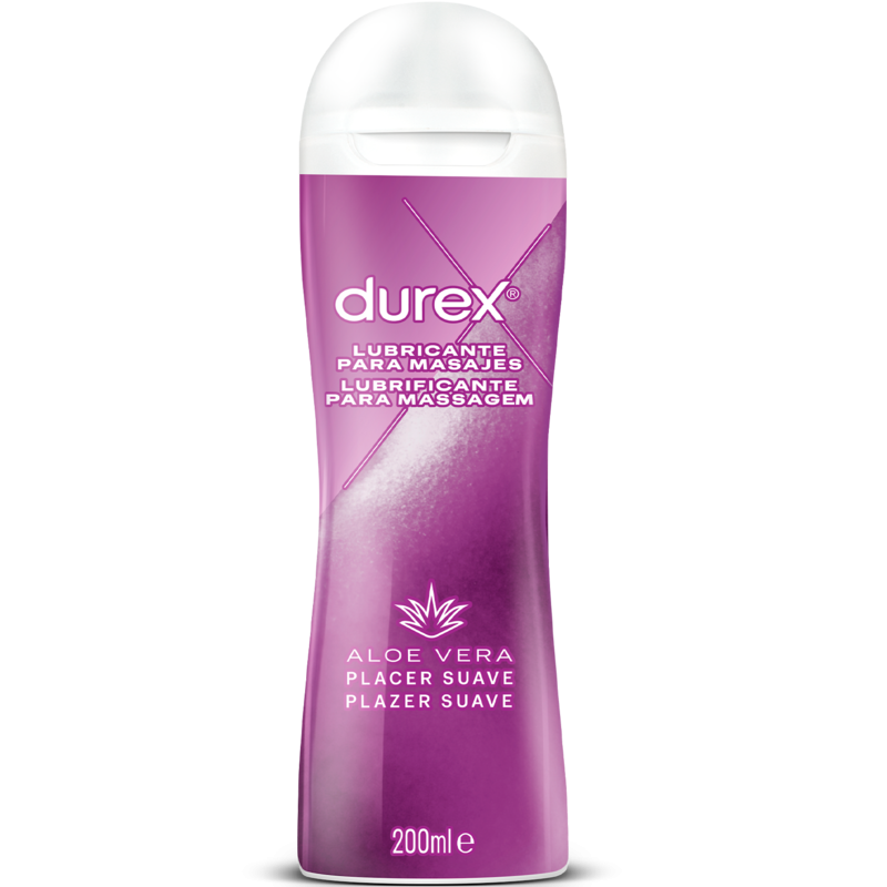 DUREX - GEL LUBRIFICANTE DE MASSAGEM SUAVE COM ALOE VERA 200 ML