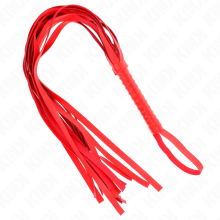 KINK - RED SHORT HANDLE LONG TAIL WHIP 70 CM