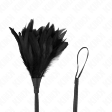 KINK - PENAS DE FRANGO EM FORMA DE CHIFRE BLACK MAIDS 36 CM