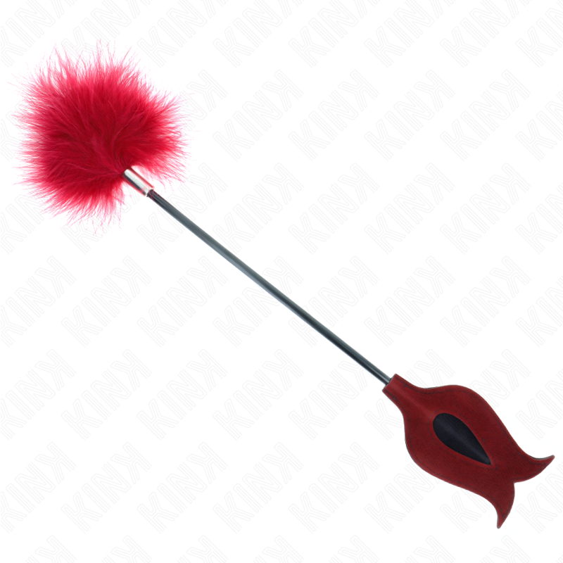 KINK - TICKLE FEATHERS WITH ROSE-SHAPED PADDLE 8 CM