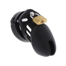 HIDDEN DESIRE - EXTREME CAGE DE CHASTETÉ SILICONE TAILLE S NOIR