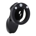 HIDDEN DESIRE - EXTREME CAGE DE CHASTETÉ SILICONE TAILLE L NOIR