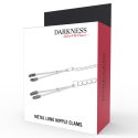 DARKNESS - ADJUSTABLE METAL NIPPLE Clamps