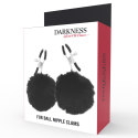 DARKNESS - NIPPLE CLAMPS WITH POM POMS 1