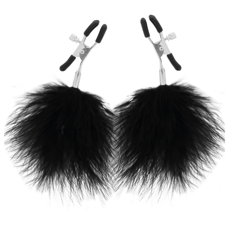 DARKNESS - PINCES À TÉTONS POM-POM 2 DARKNESS - PINCES À TÉTONS POM-POM 2