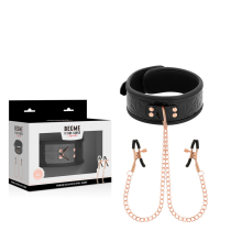 BEGME - BLACK EDITION HALSBAND MIT NIPPELKLEMMEN