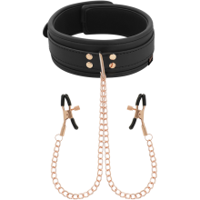 COQUETTE CHIC DESIRE - COLAR FANTASY NIPPLE CLAMP COM FORRO DE