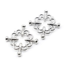 OHMAMA FETISH - METALLIC FLOWER CLIPS