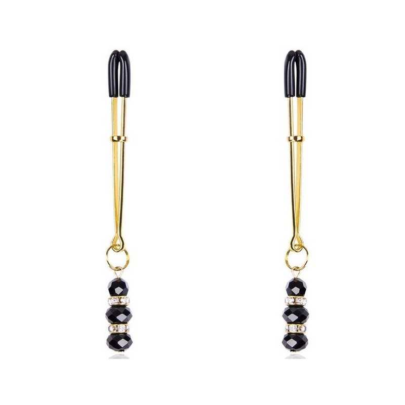 OHMAMA FETISH - NIPPLE CLAMPS WITH JEWEL PENDANT