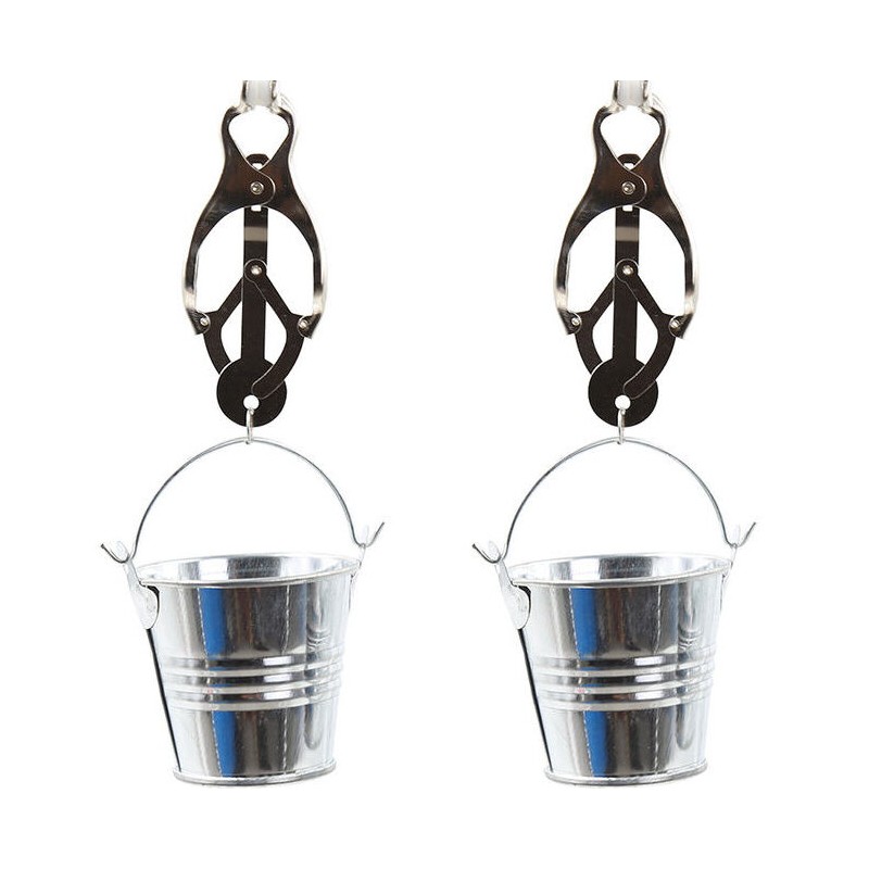 OHMAMA FETISH NIPPLE CLAMPS WITH BUCKETS