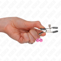 KINK - DOUBLE BELL NIPPLE CLAMP PINK 6 CM