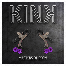 KINK - PINZA PER CAPEZZA DOPPIA VIOLA 6 CM