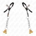 KINK - GOLD BELL PENDANT NIPPLE CLAMPS 6 CM