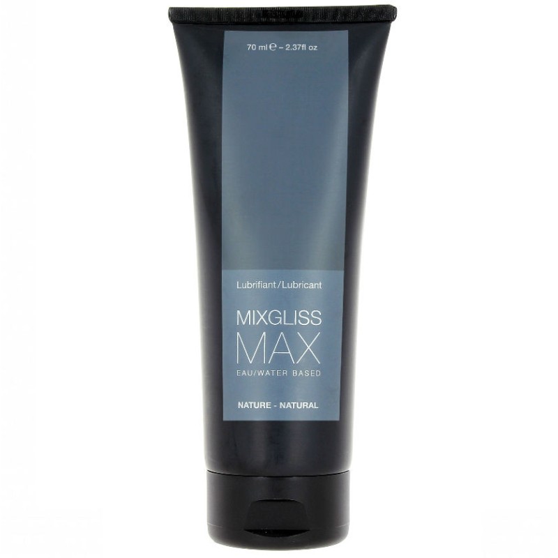 MIXGLISS - LUBRIFIANT ANAL NATUREL BASE D'EAU MAX 70 ML