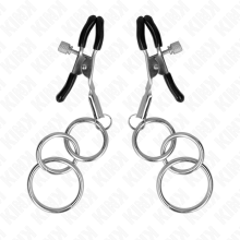 KINK - MORSETTO PER CAPEZZOLO CON 3 O-RING 6 CM