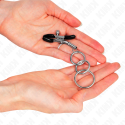 KINK - MORSETTO PER CAPEZZOLO CON 3 O-RING 6 CM