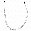 KINK - THIN NIPPLE CLAMPS WITH THICK CHAIN 30 CM