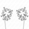 KINK - METAL FLOWER NIPPLE CLAMPS WITH CHAIN