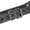 SUBBLIME - 953720 BONDAGE LEATHER STRAP BREATH CLAMPS NERO