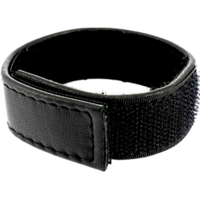 LEATHER BODY - BITE ET SANGLE DE BOULE VELCROED RÉGLABLE - NOIR LEATHER BODY - BITE ET SANGLE DE BOULE VELCROED RÉGLABLE - NOIR