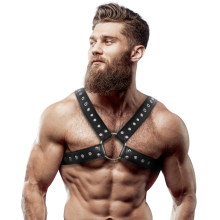 FETISH SUBMISSIVE ATTITUDE - BRUSTHARNESS AUS ÖKOLEDER MIT