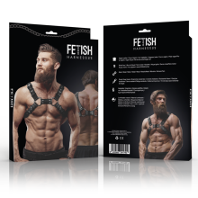 FETISH SUBMISSIVE ATTITUDE - MEN'S ADJUSTABLE ECO-LEATHER CHEST