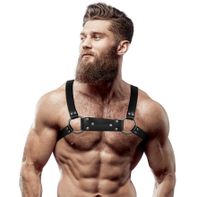 FETISH SUBMISSIVE ATTITUDE - HERREN-BRUSTGURT AUS ÖKOLEDER