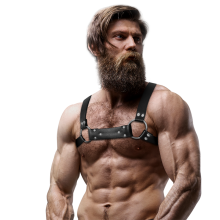 FETISH SUBMISSIVE ATTITUDE - HERREN-BRUSTGURT AUS ÖKOLEDER