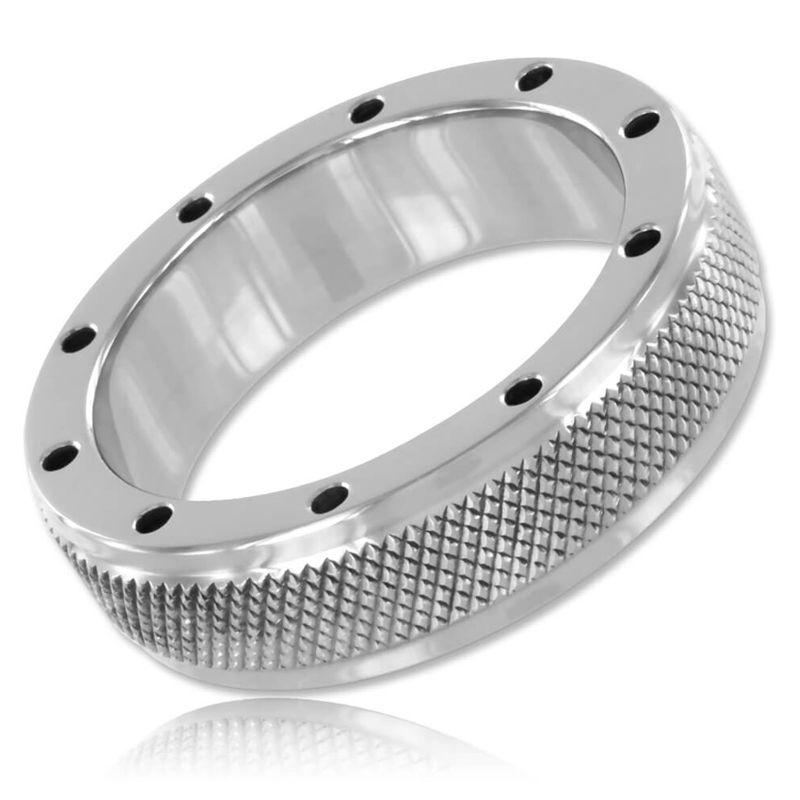 METAL HARD - ANNEAU POUR PÉNIS ET TESTICULES 55MM