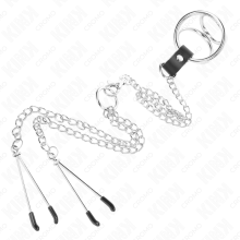 KINK - ANELLO PER PENE IN METALLO CROMATO TRIPLO DA 3 CM A 4,5