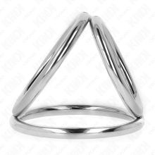 KINK - DREIFACH CHROM METALL PENISRING 3,8 CM BIS 5 CM MODELL 2