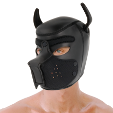 DARKNESS - MASCHERA PER CANI IN NEOPRENE CON MUSEROLA