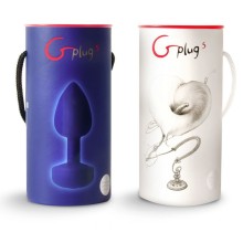 G-VIBE - FUNTOYS GPLUG VIBRATORE ANALE RICARICABILE GRANDE BLU