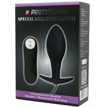 PRETTY LOVE - PLUG ANAL NCORA FORMA SILICONE 12 MODOS DE VIBRAO