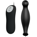 PRETTY LOVE - PLUG ANAL EN SILICONE 12 MODES DE VIBRATION NOIR