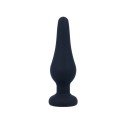 INTENSE - ANAL PLUG PIPO S BLACK SILICONE 9.8 CM