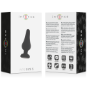 INTENSE - ANAL PLUG PIPO S BLACK SILICONE 9.8 CM