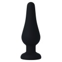 INTENSE - ANAL PLUG PIPO M BLACK SILICONE 11 CM