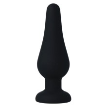 INTENSE - ANAL PLUG PIPO M BLACK SILICONE 11 CM