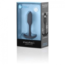 B-VIBE - SNUG PLUG 1 BLACK