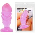 BAILE - PLUG ANAL UNISEXO COM VENTOSA ROSA